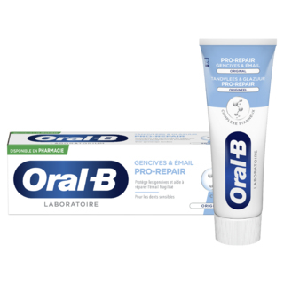 image Oral b pro repair 75 ml, Oral b calm 75 ml, Oral b densité émail 75 ml, Oral b luxe 75 ml